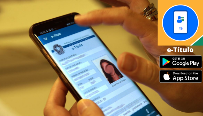 A justiça eleitoral desenvolveu este documento digital que substitui o título de eleitor em papel. Basta ter o e-título no seu celular.